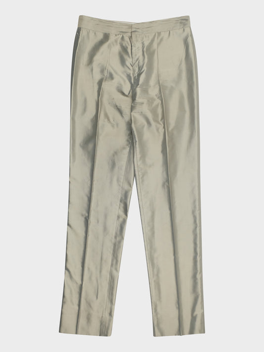 Tom Ford Champagne Silk Dress Pants - Groupie