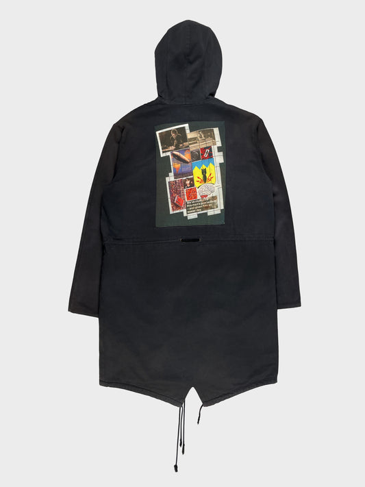 'Closer' Collage Parka - Groupie