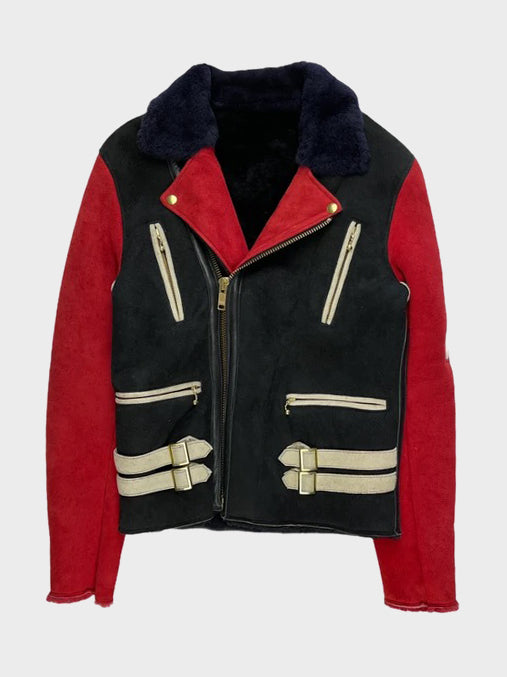 Shearling & Suede Rider Jacket - Groupie