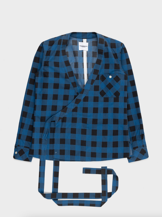 Plaid Wrap Shirt