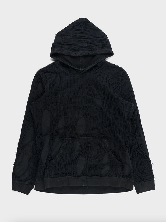 Ripped Net Hoodie
