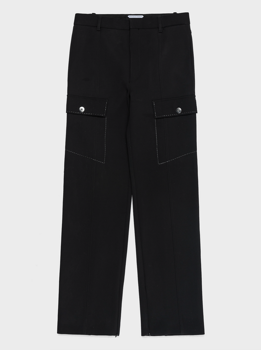 Contrast Stitch Cargos