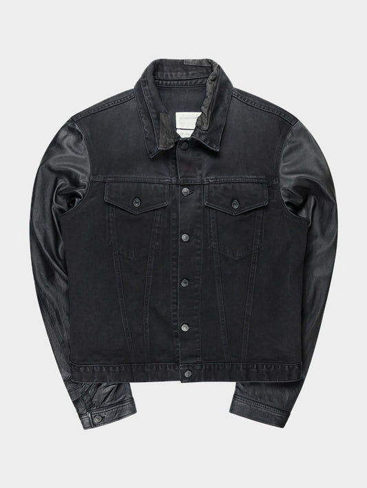 Hybrid Leather/Denim Jacket - Groupie