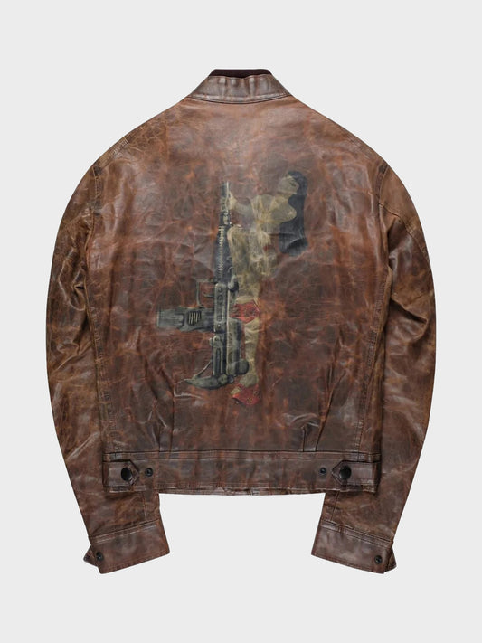 Justin Davis Pin-up Leather Jacket - Groupie