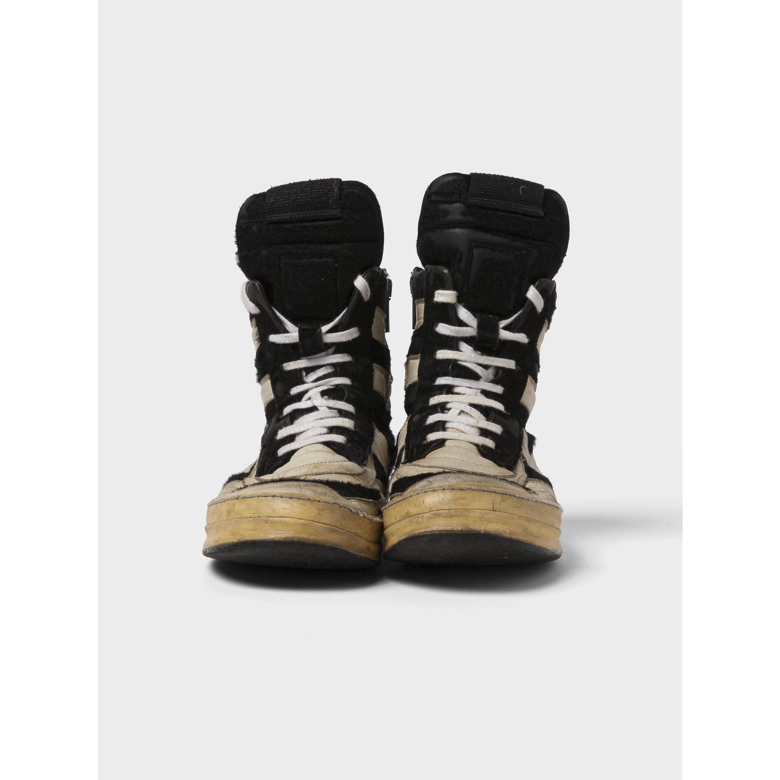 Buy Rick Owens Pony Hair Oreo Dunks Online at Groupie