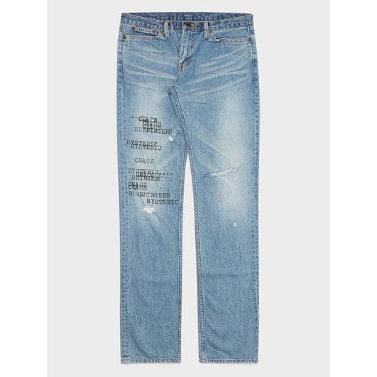 Distressed Printed Jeans Hysteric Glamour