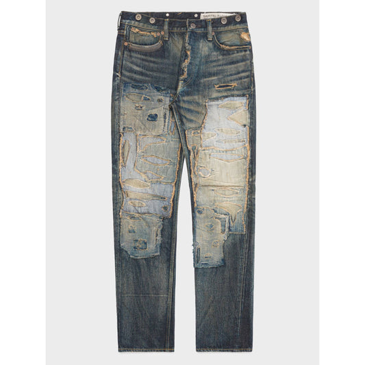 Heavy Patchwork Jeans Kapital