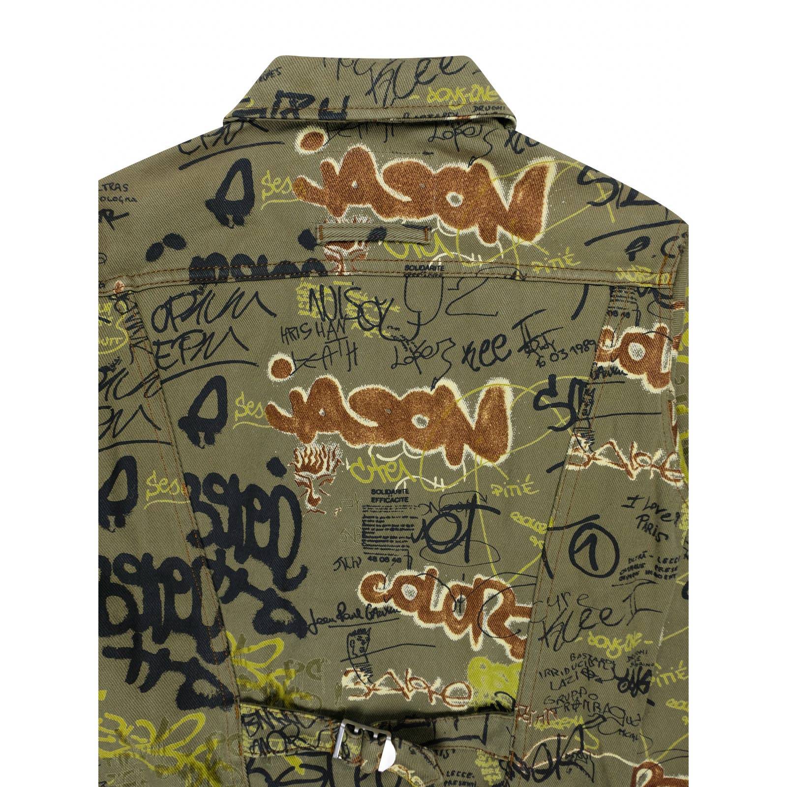 Graffiti Denim Jacket - Groupie