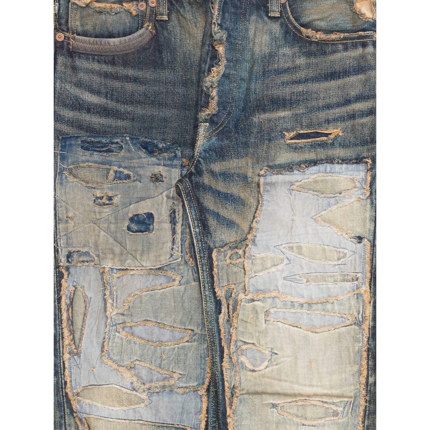 Heavy Patchwork Jeans