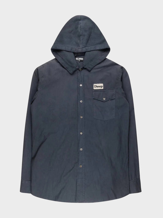 'Deep' Hooded Work Shirt - Groupie