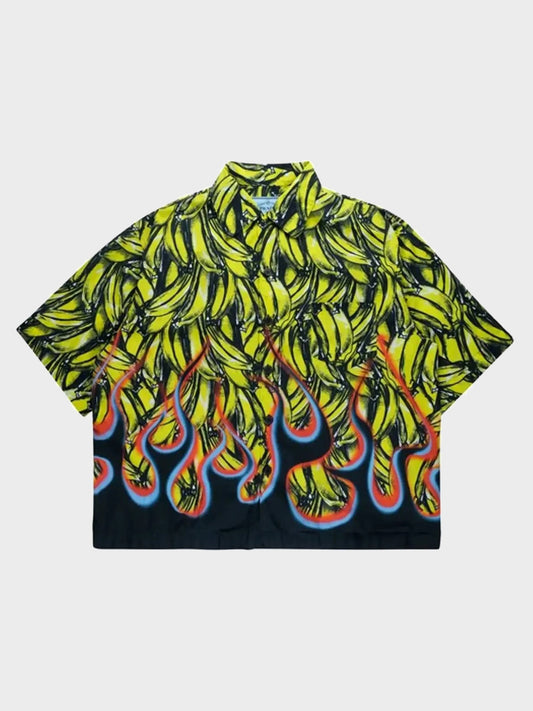Banana Flame Camp Shirt - Groupie