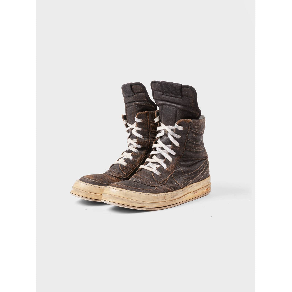 Rustic Leather Dunks Rick Owens: Blistered Leather Dunks | Groupie