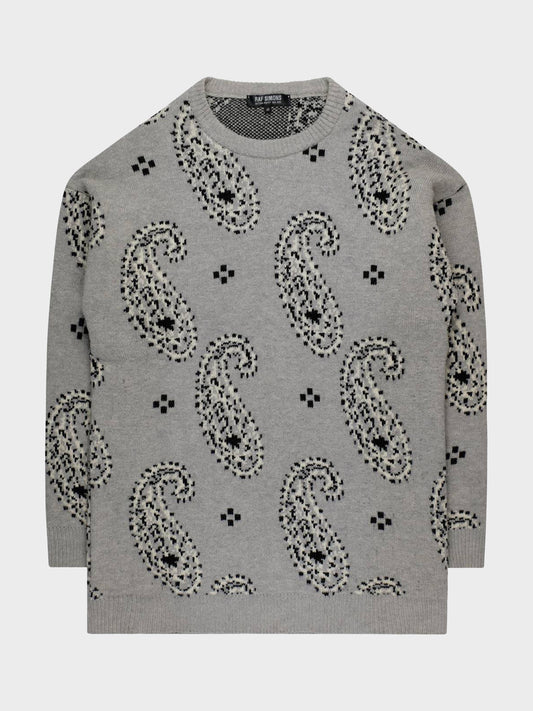 'Waves' Paisley Sweater - Groupie