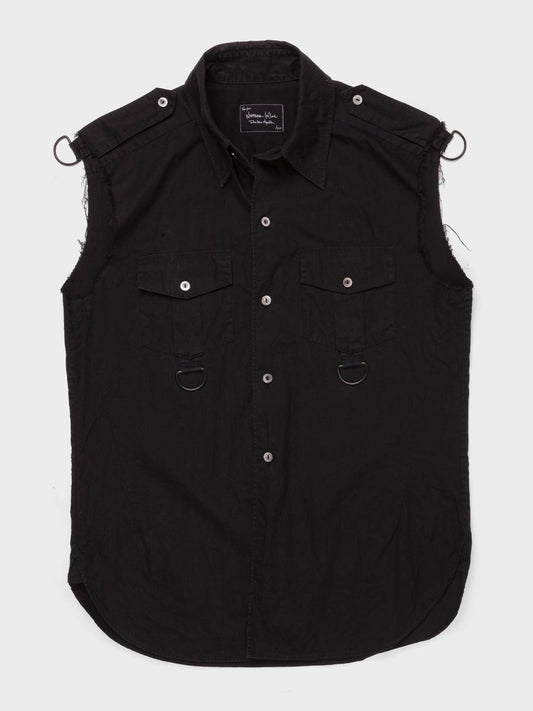 Cut Off Military Shirt - Groupie